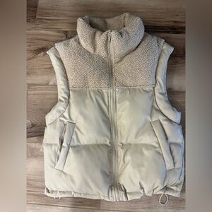 Evereve Faux leather vest